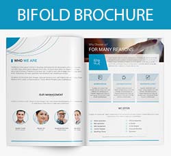 通用型双折页简章indesign模板：Bifold Brochure